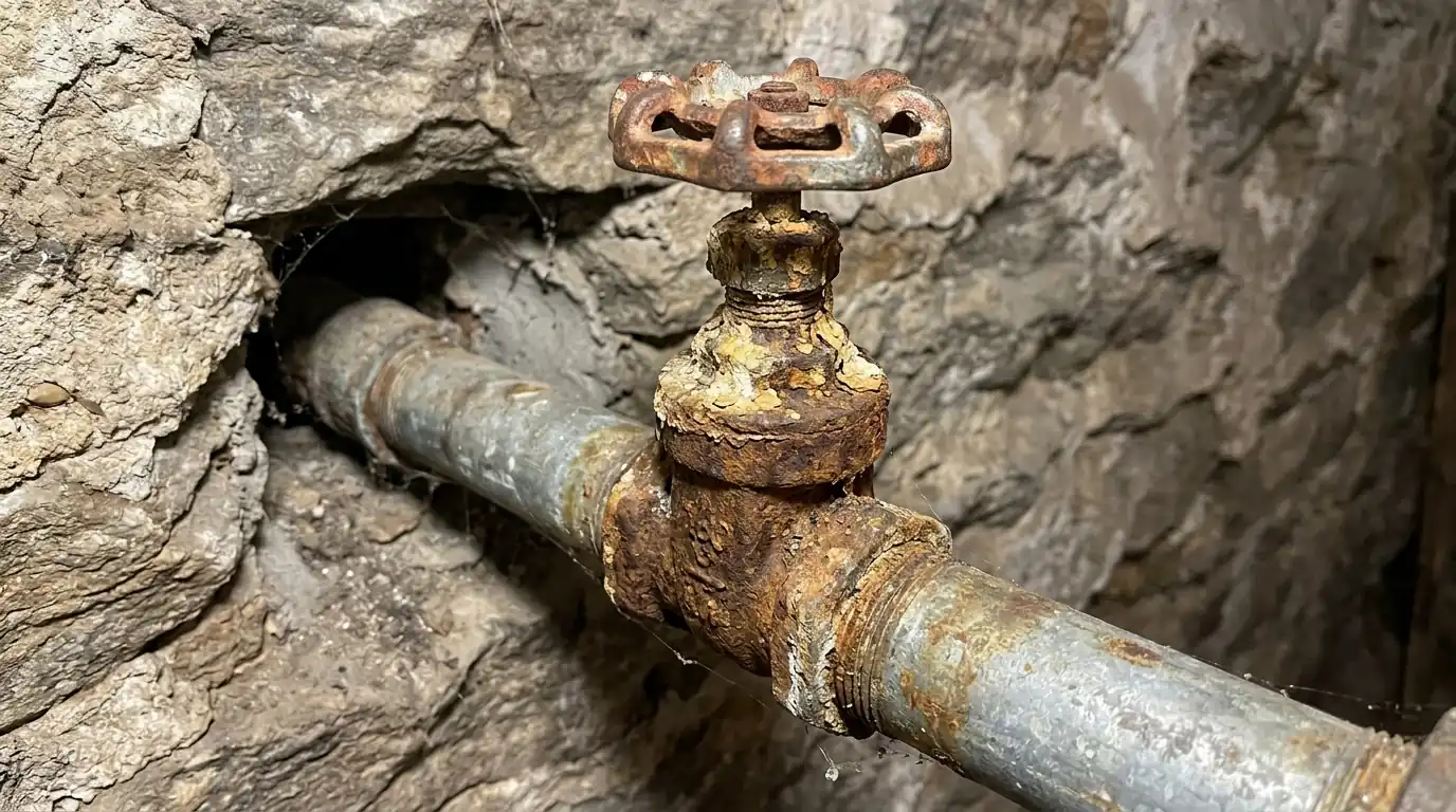 Main Valve at the Meter in a Philadelphia home