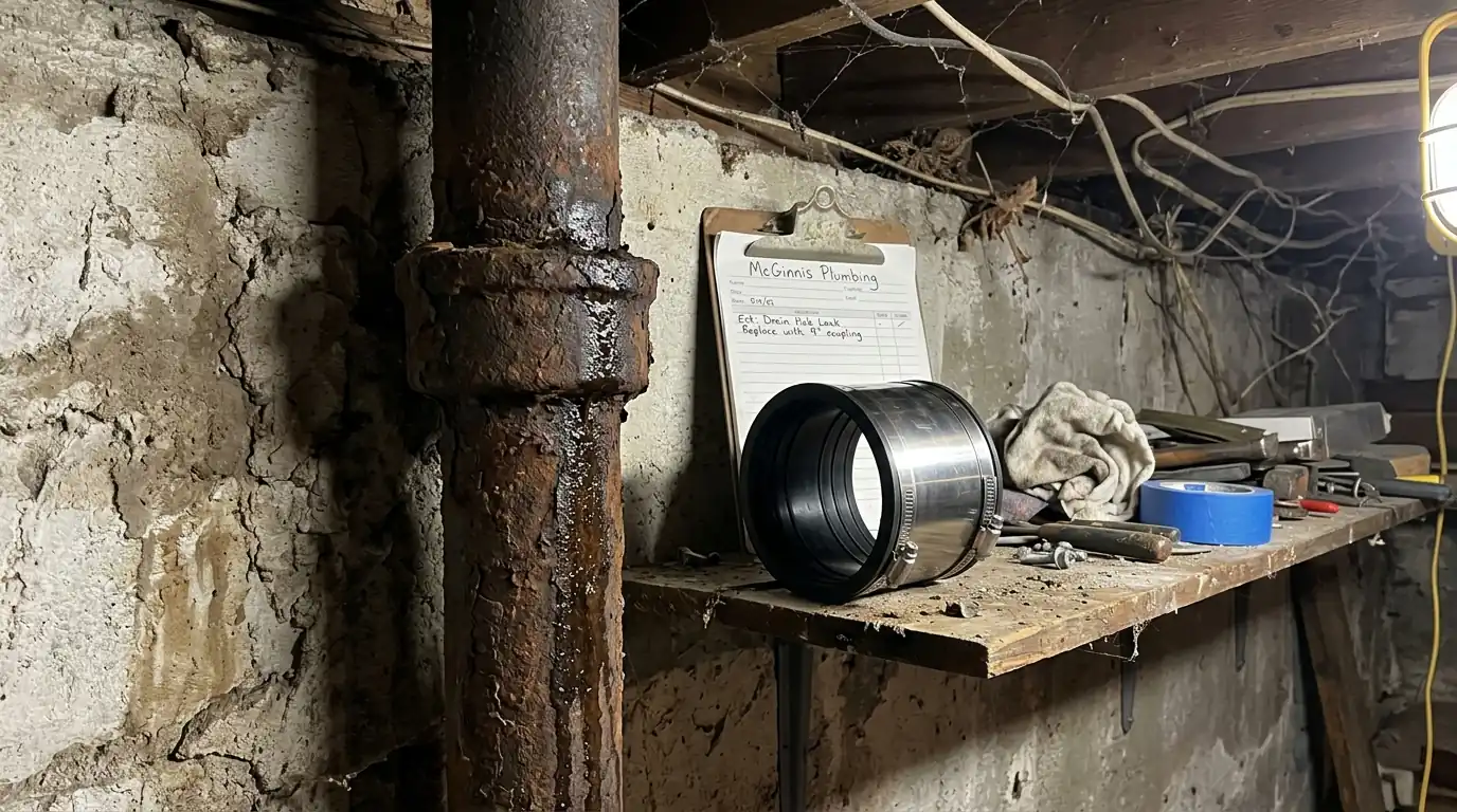 Leaking Drain Joints in a Philadelphia home