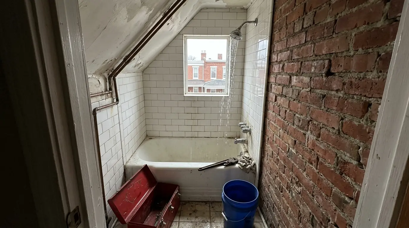 Low Pressure Upstairs in a Philadelphia home