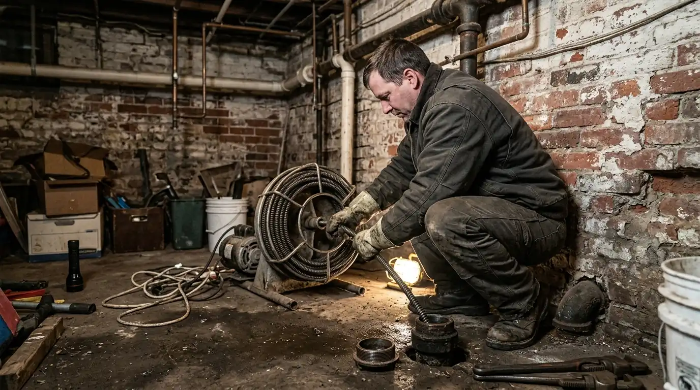 Drains & Sewer work by McGinnis Plumbing in Philadelphia