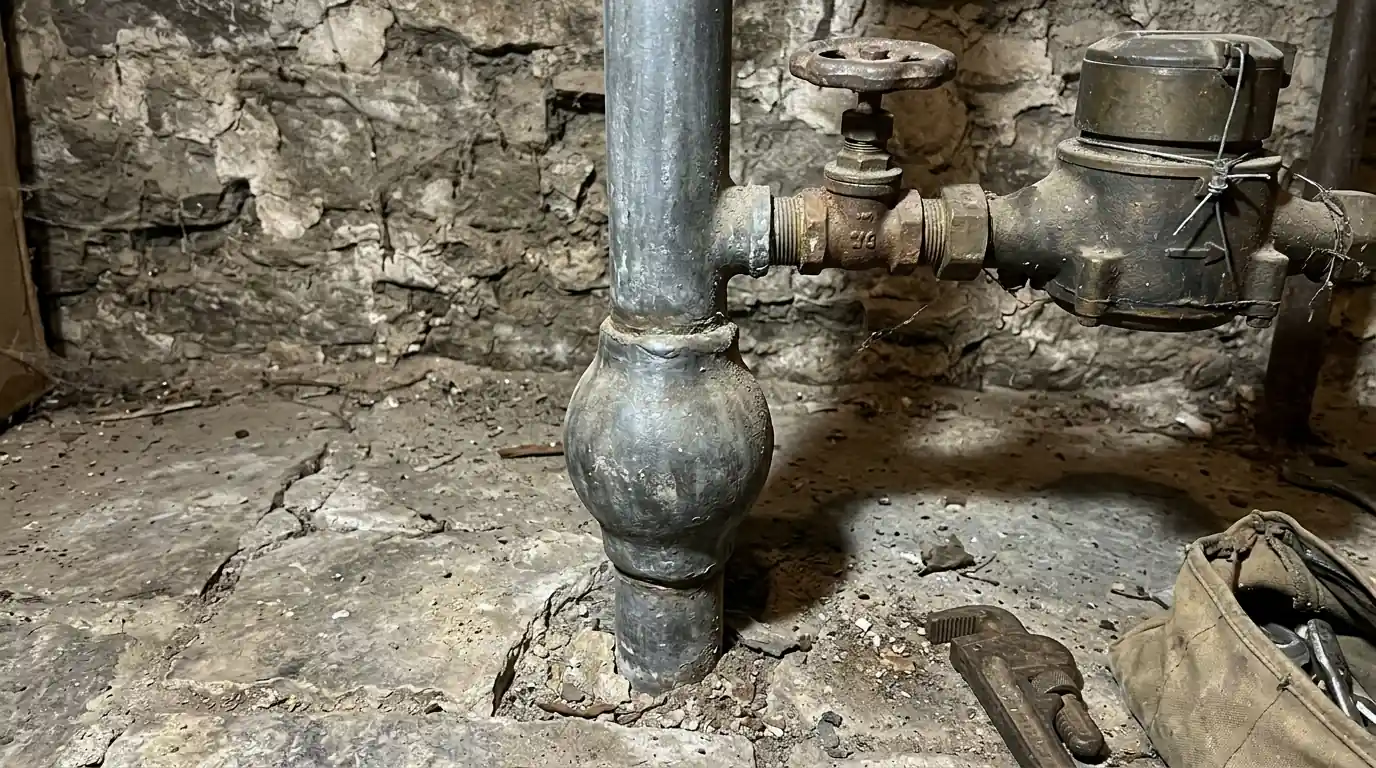 Lead Service Lines in a Philadelphia home