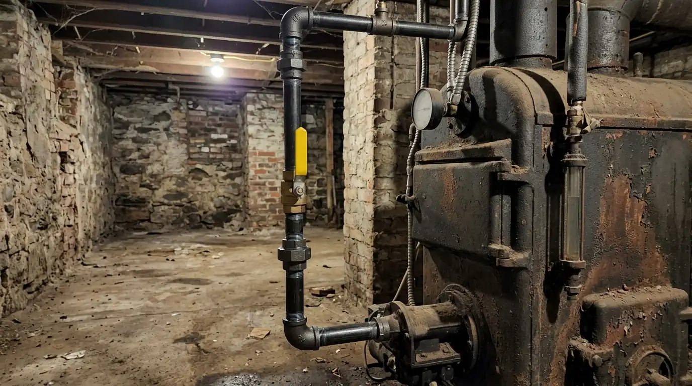 Gas & Heating work by McGinnis Plumbing in Philadelphia