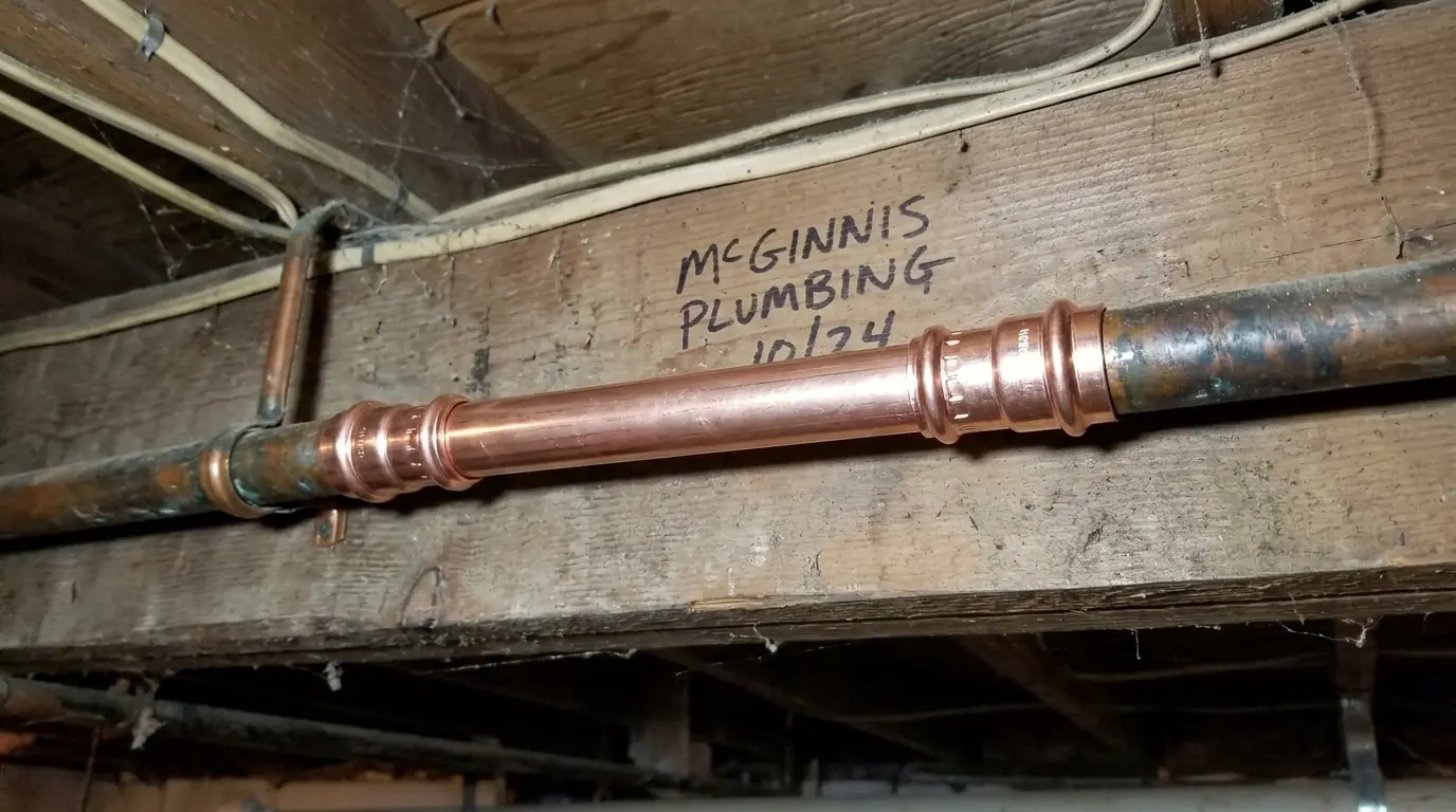 Pinhole Leaks in Copper in a Philadelphia home
