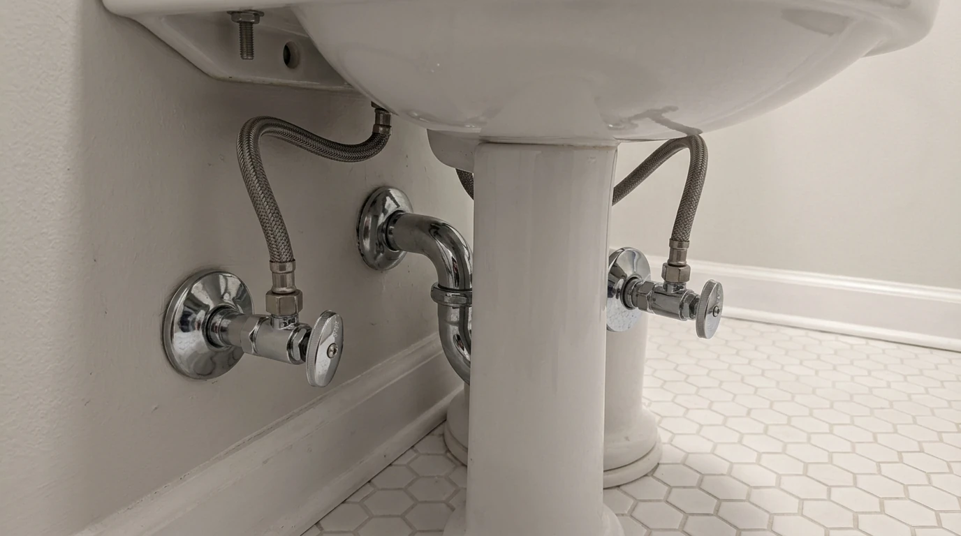 Fixture Stop Valves in a Philadelphia home