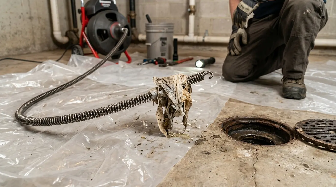 Wipes and Paper Blockages in a Philadelphia home